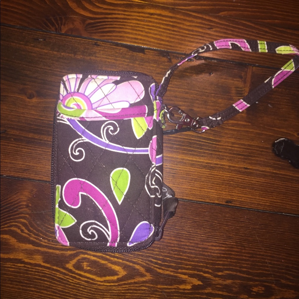 Vera Bradley Wristlet/Wallet in Purple Punch